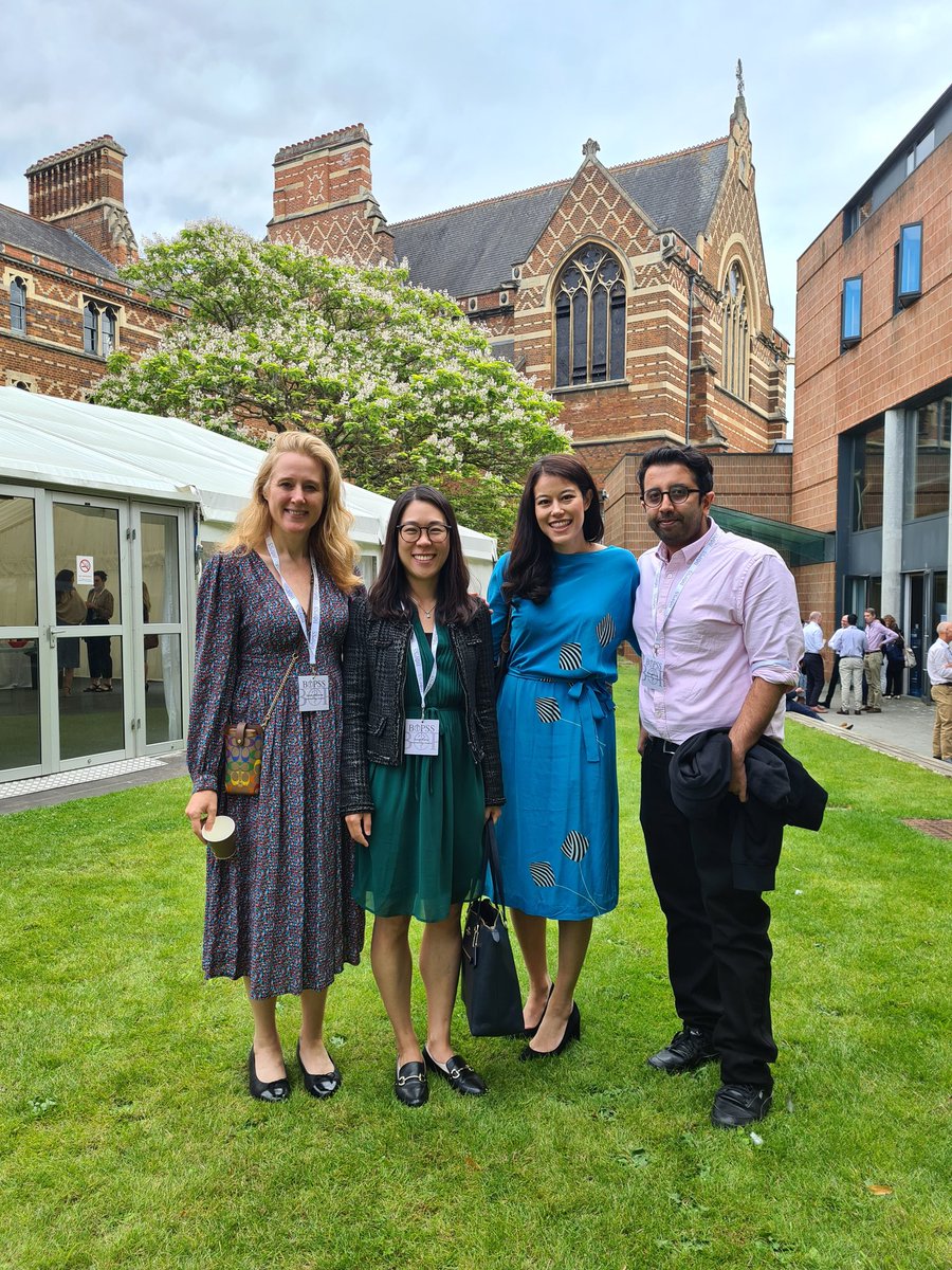 Had a great time catching up with colleagues and friends at #bopss2023 and hearing about new developments in oculoplastics. Great to be back in Oxford.
