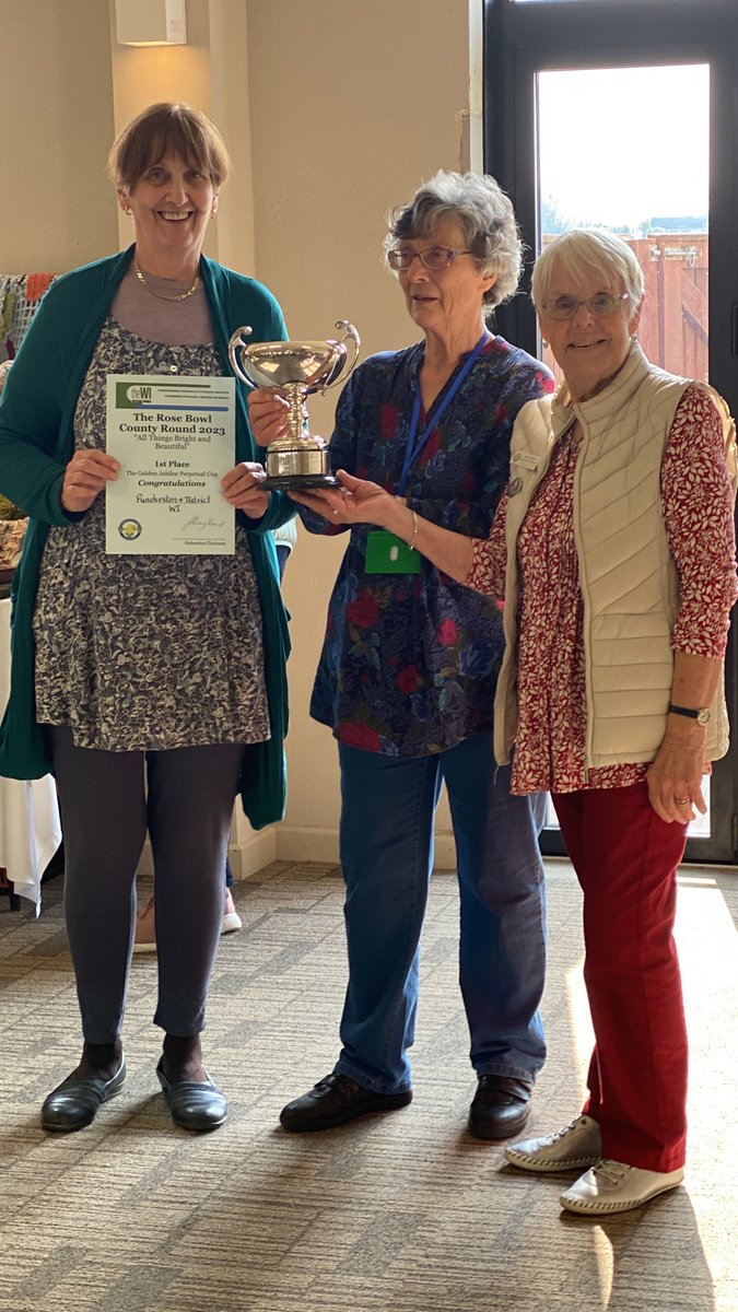 Good luck to our Puncheston and District WI who will be competing in the finals for the <a href="/NFWIWales/">NFWI-Wales</a> Rose Bowl County Round, at <a href="/royalwelshshow/">Royal Welsh Agricultural Society</a> next week-wishing you 'loads of luck' ladies and we can't wait to hear how you get on, in the final judging🤞🙂