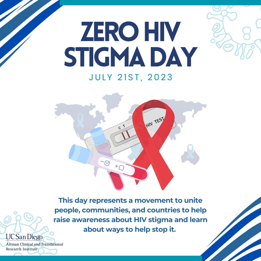 Zero is my favorite HIV number—zero new infections, zero viral loads, zero stigma. We have the tools to get to zero. We just need the collective will.

#ZeroHIVStigmaDay #ZeroHIVStigma #HumanFirst #HIV 
@ucsdactri @UCSDHealth @UCSD_HIV @0HIVStigmaDay @UCSDMedSchool