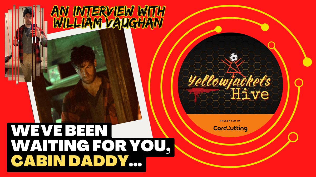 CordcuttingCom's tweet photo. Watch an EXCLUSIVE @hiveafterdark interview with #Yellowjackets actor William Vaughan -- aka #CabinDaddy! https://t.co/JLbvHcZ4le https://t.co/Dx1vknl9BU