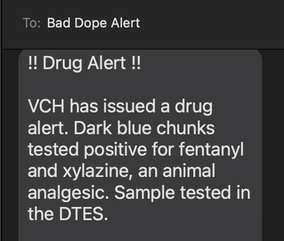 This didn't need to happen. If government had rolled out prescription heroin 10 years ago, after NAOMI/SALMOE, we'd never have had fentanyl. If they'd rolled out real safe supply, we wouldn't have had benzo-dope. But they were cowards. Now we have tranqdope.