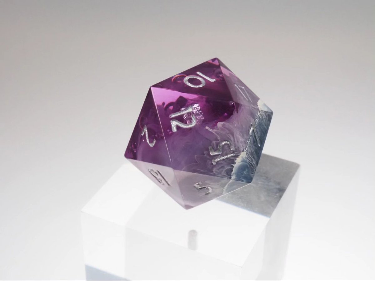 CatInTheDiceBag's tweet photo. When you switch planes, you might see this vortex of energy. Small specks of silvery light will guide your path. So take this "#Planeshift" set and lets go on an adventure!
(Ad)
#dnd #handmadedice #dnd5e #epoxy #resin #rpg #ttrpg #diceset #würfel #d20 #dice #pnp #pnpde https://t.co/0Ec8wb9n9U