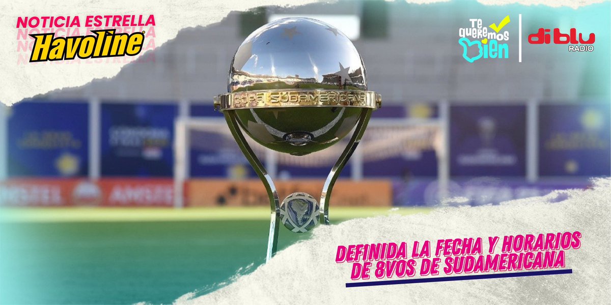 RadioDibluFM's tweet photo. 🗓️ ¡DEFINIDAS LAS FECHAS PARA EMELEC Y LIGA DE QUITO! 

Conmebol dio a conocer las fechas y horarios de los 8vos de final de la Copa Sudamericana:

Ida:
▪️Emelec 🆚 Defensa y Justicia, 1 de agosto, Guayaquil 🇪🇨 (19H00)
▪️Audax/Ñublense 🆚 Liga de Quito, 3 de agosto, Chile 🇨🇱 (19H00)

Vuelta:
▪️Defensa y Justicia 🆚 Emelec, 8 de agosto, Argentina 🇦🇷 (19H00)
▪️Liga de Quito 🆚 Audax/Ñublense, 10 de agosto, Quito 🇪🇨 (19H00)

Esta es la #NoticiaEstrellaHavoline 💫