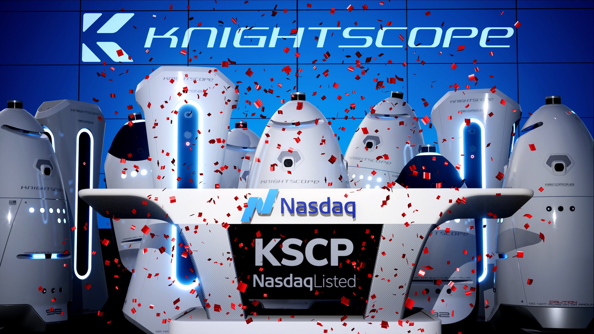 Knightscope on Twitter "Good News! Just got this from NASDAQ "On