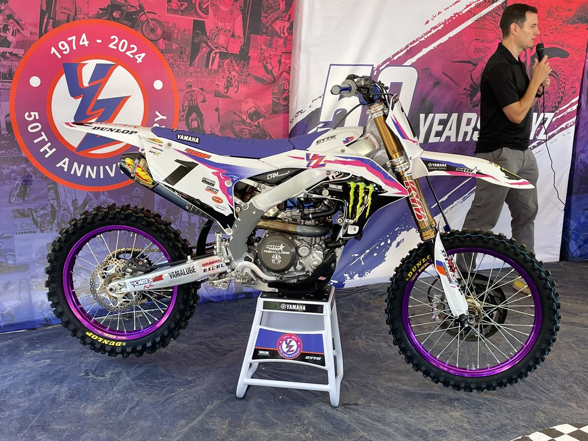 kellenbrauer's tweet image. 50th anniversary look for Yamaha this weekend