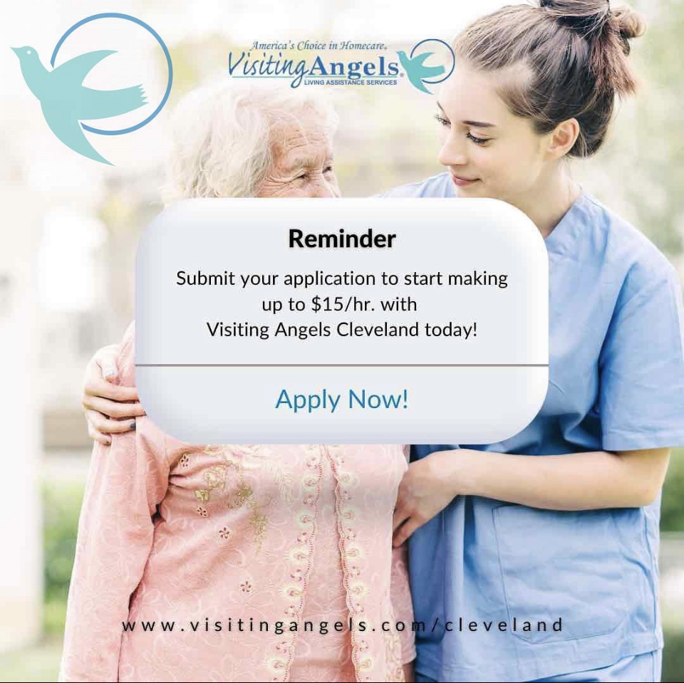 ClevelandAngels's tweet image. Join our team #cleveland and start making up to $15 an hour today! 😄 Tap the link in our bio to apply! #ApplyNow #CareerOpportunities #HiringInCleveland #JobsAvailable #cnajobs #stnajobs #VisitingAngels #VisitingAngelsCleveland #ClevelandAngels 💙