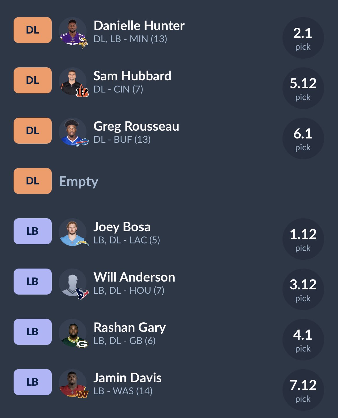 Master IDP (Leo) on Twitter "Here are my first 10 picks in the 