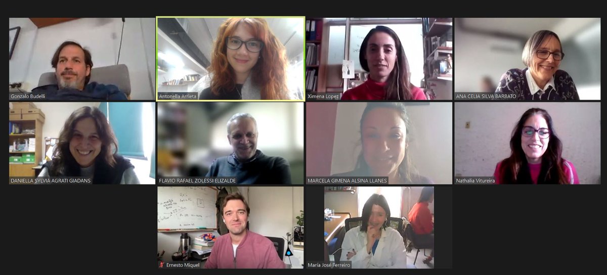 Tenemos nueva comisión directiva! 
Este 19/7 se dio el traspaso de autoridades, comenzando el ejercicio 2023-2025
Luego de las palabras de la presidenta saliente, Ana Silva, asumieron Flavio Zolessi y Nathalia Vitureira como presidente y vicepresidenta