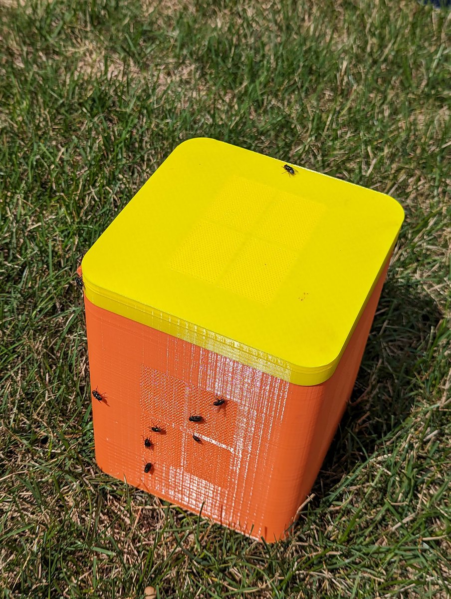 Even in Indianapolis flies are full of 💩. Thanks <a href="/SciencePicard/">Christine Picard</a> for the tips on how to catch them.