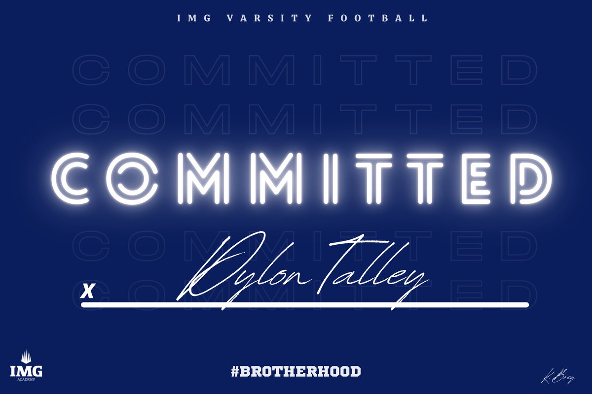 I’m excited to announce my commitment to play football at IMG Academy for the 2023 season! Let’s work! <a href="/Coach_Demory/">Demory Lawshe</a> <a href="/CoachKyleBrey/">Kyle Brey</a> <a href="/CoachJuwanIMG/">Juwan Dowels</a>