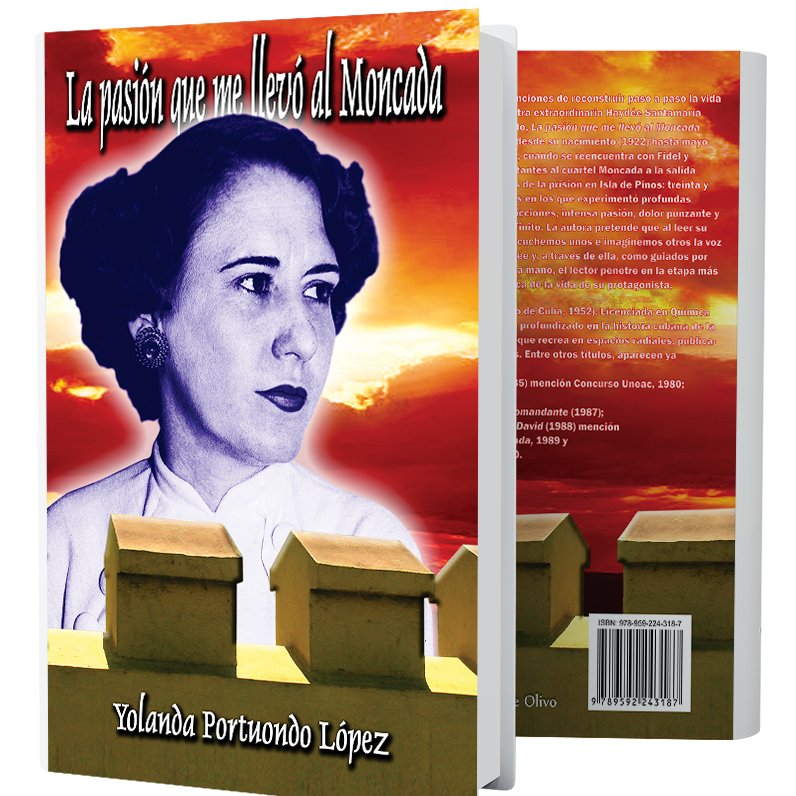#ConTodosLaVictoria🇨🇺Disfruta del ejemplar La pasión que me llevó al Moncada, de la autoría de Yolanda Portuondo López. Con el sello de la Casa Editorial Verde Olivo, resalta el papel la Heroína del Moncada en los preparativos de la acción.
#Cuba
👉verdeolivo.cu/es/noticias/no…👈