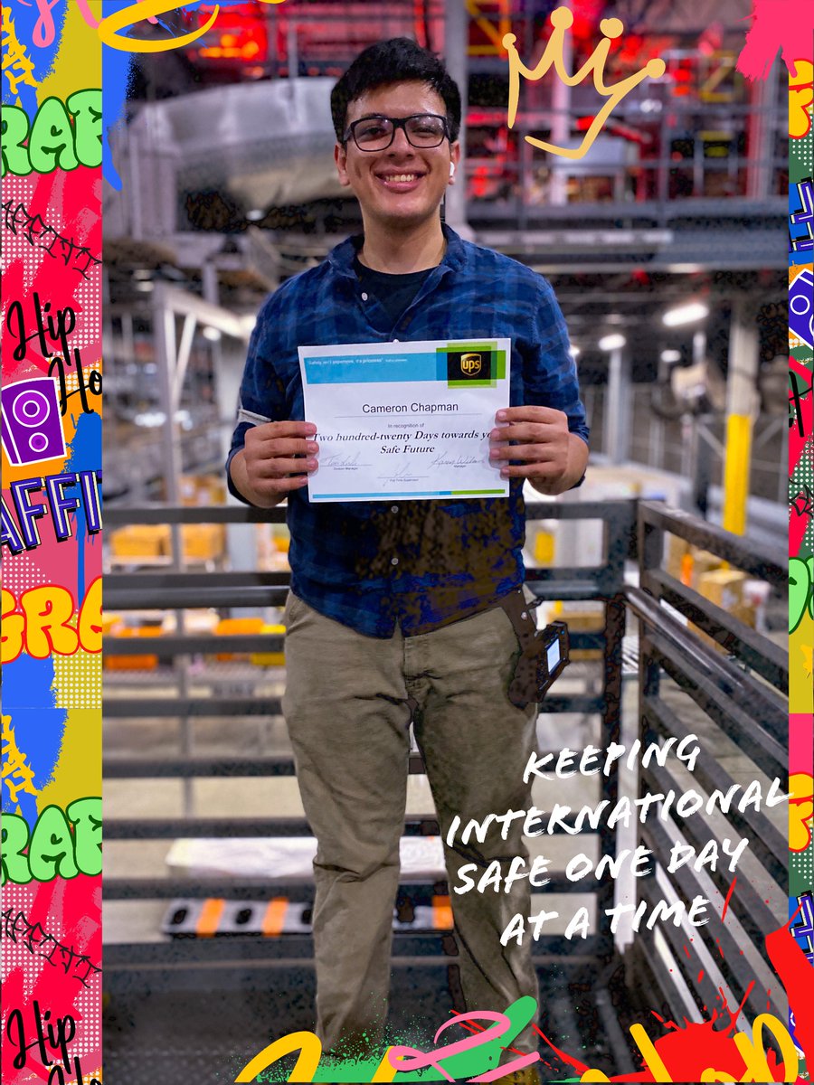 UPS ONTARIO INTERNATIONAL (@upswahcaintl) on Twitter photo Time sure does fly when you’re keeping #safety in mind. Just ask our resident super star Cameron Chapman! He’s completed 220 #SafeWorkDays !!! Congratulations Cameron! We’re excited to see how far you’ll go. #UPSers #SafeByChoice <a href="/CarolBTome/">Carol Tomé</a> Time sure does fly when you’re keeping #safety in mind. Just ask our resident super star Cameron Chapman! He’s completed 220 #SafeWorkDays !!! Congratulations Cameron! We’re excited to see how far you’ll go. #UPSers #SafeByChoice <a href="/CarolBTome/">Carol Tomé</a>
