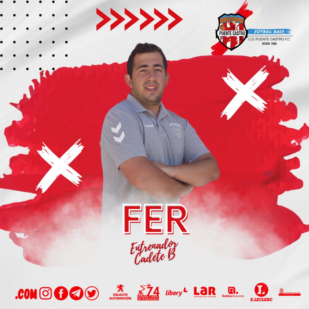 PuenteCastroFC's tweet photo. 𝐂𝐀𝐃𝐄𝐓𝐄 𝐁 - 𝟐𝟑/𝟐𝟒 ⚽️🆕

➡️ Fernando Vallinas

#OrgulloArlequinado 🔴⚪
#VaPuenteVa #SomosFútbol #SomosFormación https://t.co/zSl8h3oFq3