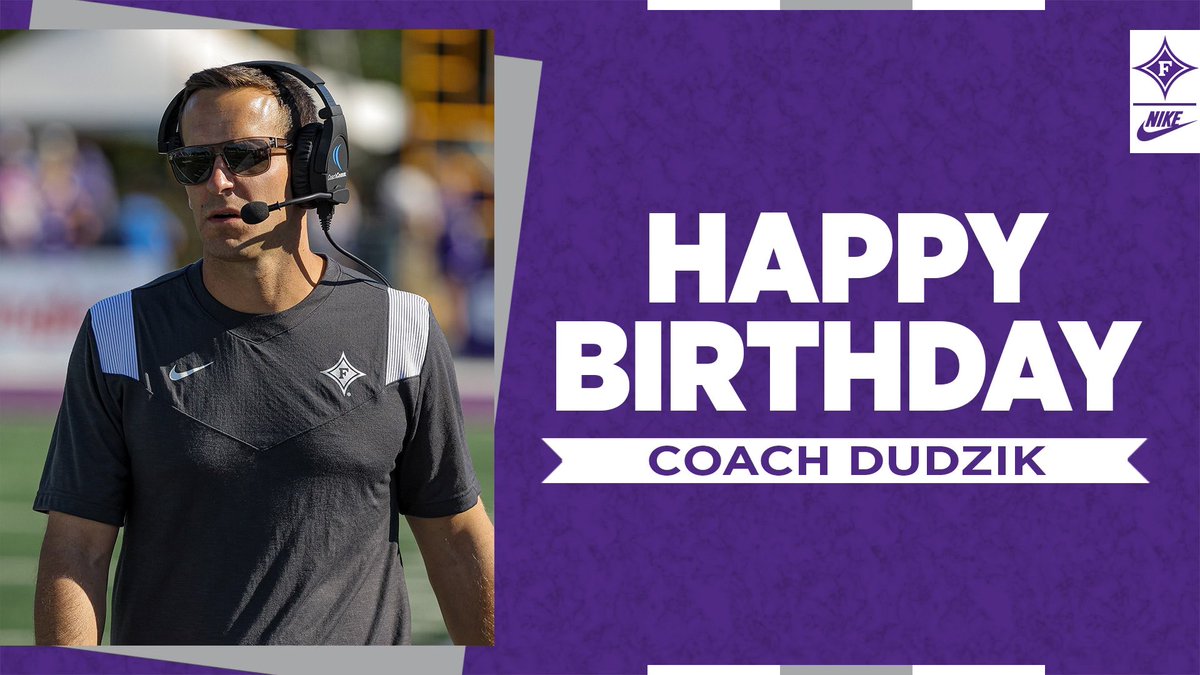 Happy Birthday to wide receiver coach Drew Dudzik 🎉🎉

#FUAllTheTime I #EliteIsTheStandard