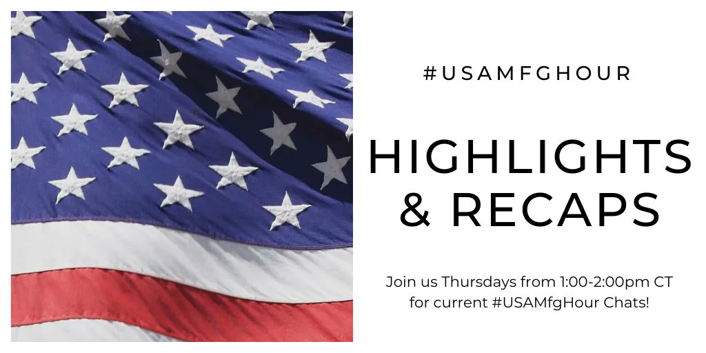 #USAMfgHour We are so fortunate to have had such great hosts share their expertise on some really fantastic topics! Check out this recap of Dave Meyer <a href="/dave1meyer/">Dave Meyer</a> of <a href="/bizzyweb/">BizzyWeb</a> 's chat on Lead Generation Strategies for Manufacturers! buff.ly/3CoKRiE