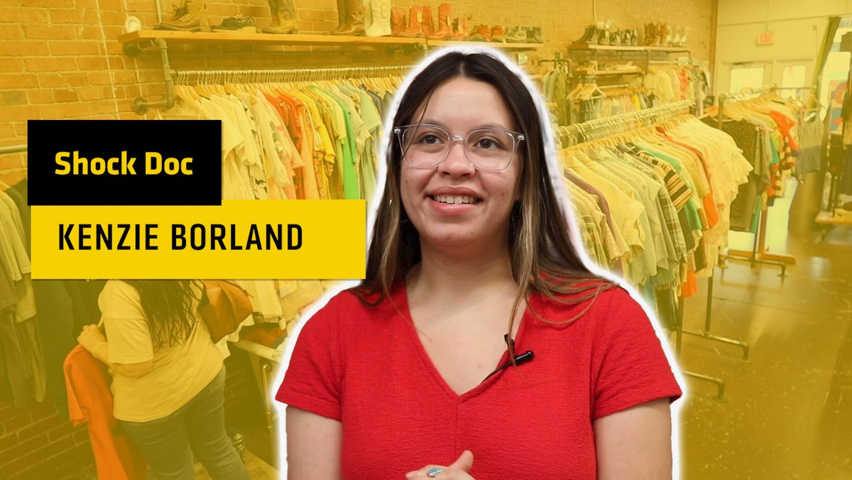 Dive into the world of vintage fashion with Wichita State alum, Kenzie Borland, co-owner of Dead Center Vintage in downtown Wichita! 🛍️✨

🎥 Watch the video produced by Wichita State Admissions: loom.ly/M_C44b0

#VintageFashion #ShockersUp
<a href="/DeadCenterVtg/">Dead Center Vintage</a> <a href="/ShockerConnect/">WSU Foundation and Alumni Engagement</a>