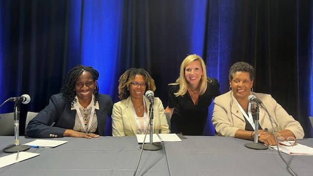 KendalleOC's tweet photo. A privilege to moderate a panel with Ify Osunkwo, Regina Hartfield, and Jenee Williams. We had an important discussion on creating a culture of diversity, equity, and inclusion, what trust looks like, and thinking of patients as PEOPLE first. #patientdriven #CPOSummit #DEI https://t.co/t9atrg3lZy