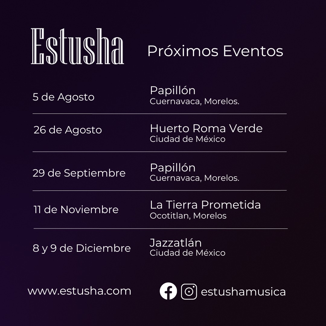 #Estusha  #WorldMusic #Art #México #Cultura #Fusiondeculturas #EstushaGrinberg #JacoboGrinberg #Womad #Womex #RealWorldRecords