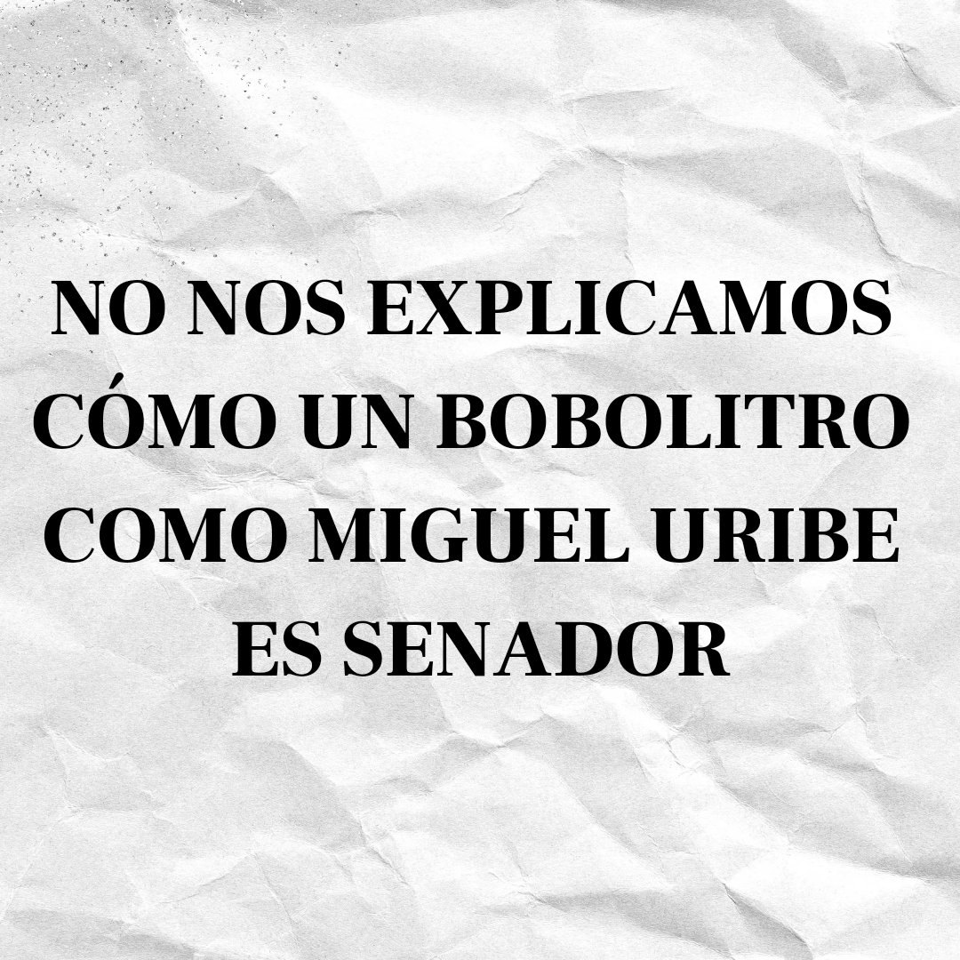 <a href="/MiguelUribeT/">Miguel Uribe</a> A mí me pasaron este