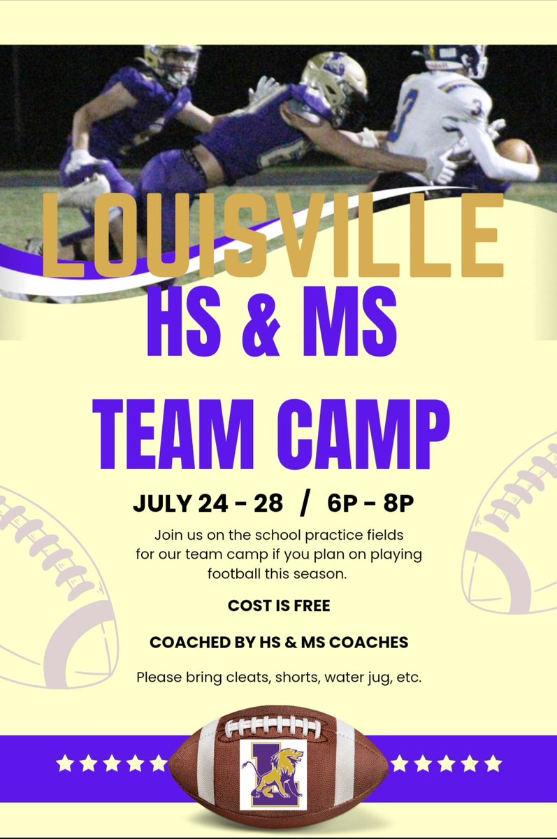 #TheVille
#LionPride
#WearPurpleBeGold