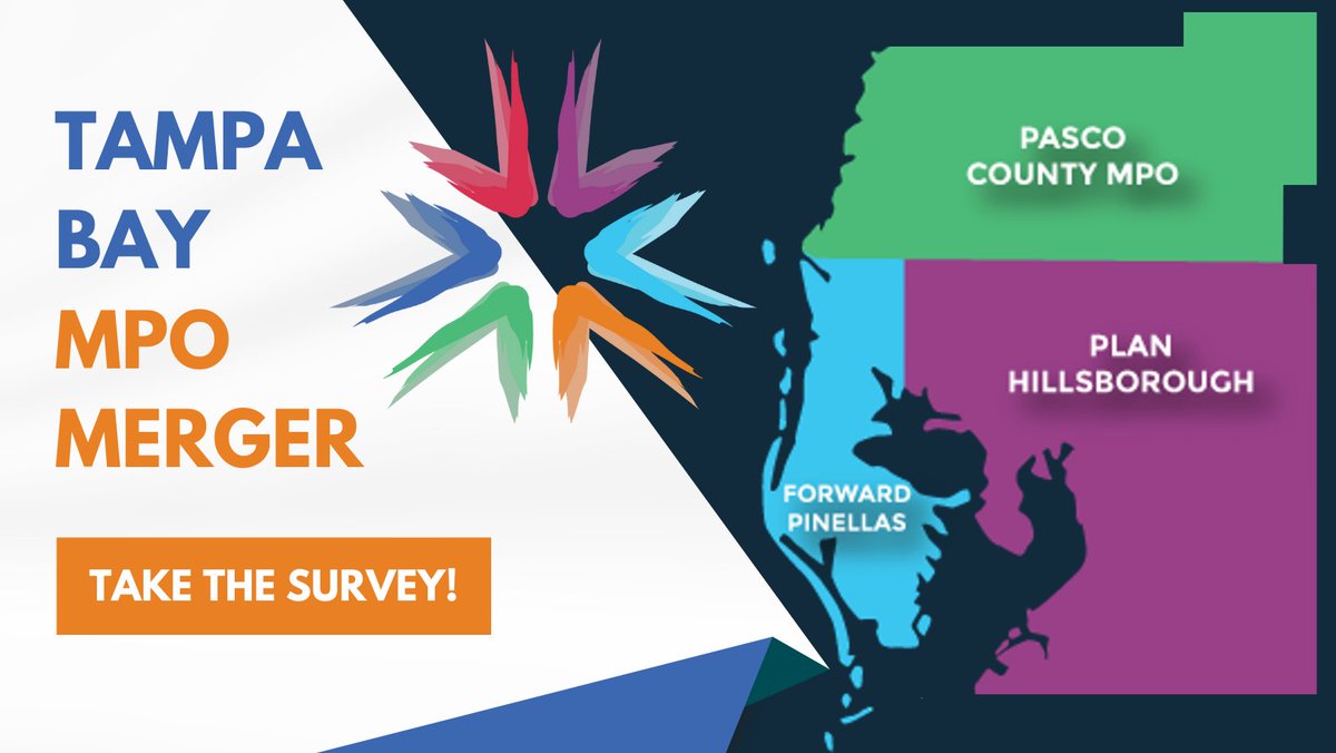 suncoasttpa's tweet photo. Tampa Bay - Do you want a rapid transit system? Repair to bridges? Roads widened? Hillsborough, Pinellas, &amp; Pasco counties want to know what is important to you in planning for the future of transportation. Take the survey: https://t.co/j0hrhDVZgM https://t.co/KCWFDntZUW