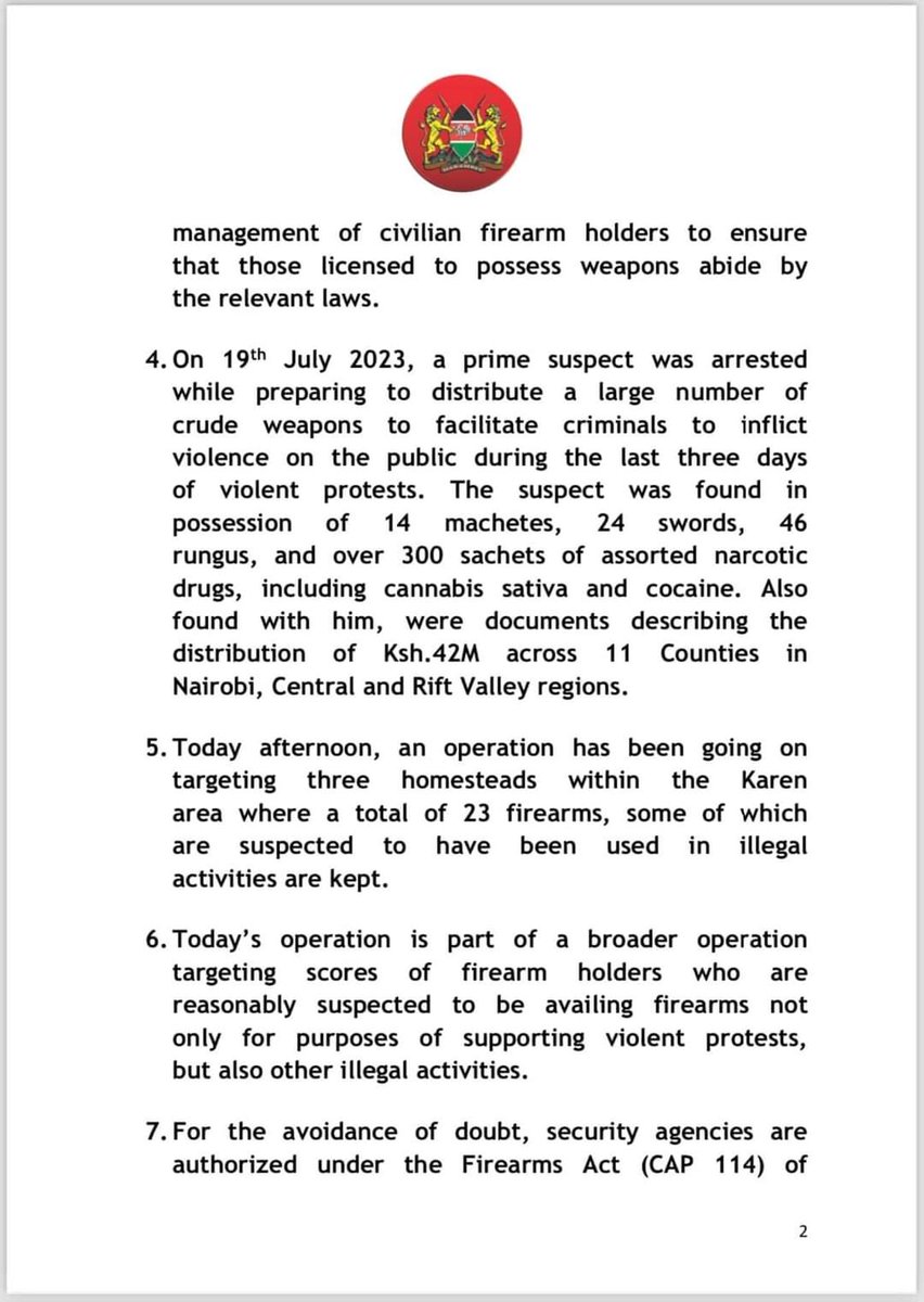 EMurikie's tweet photo. Those who saw a clip of armed Young people with machetes queuing to receive some cash before unleashing their terror activities in the country and later taking an illegal oath by drinking a raw blood, will easily resonate with no. (4)
#CrimeWatch
#NoToRadicalization https://t.co/9m40iIAvy0