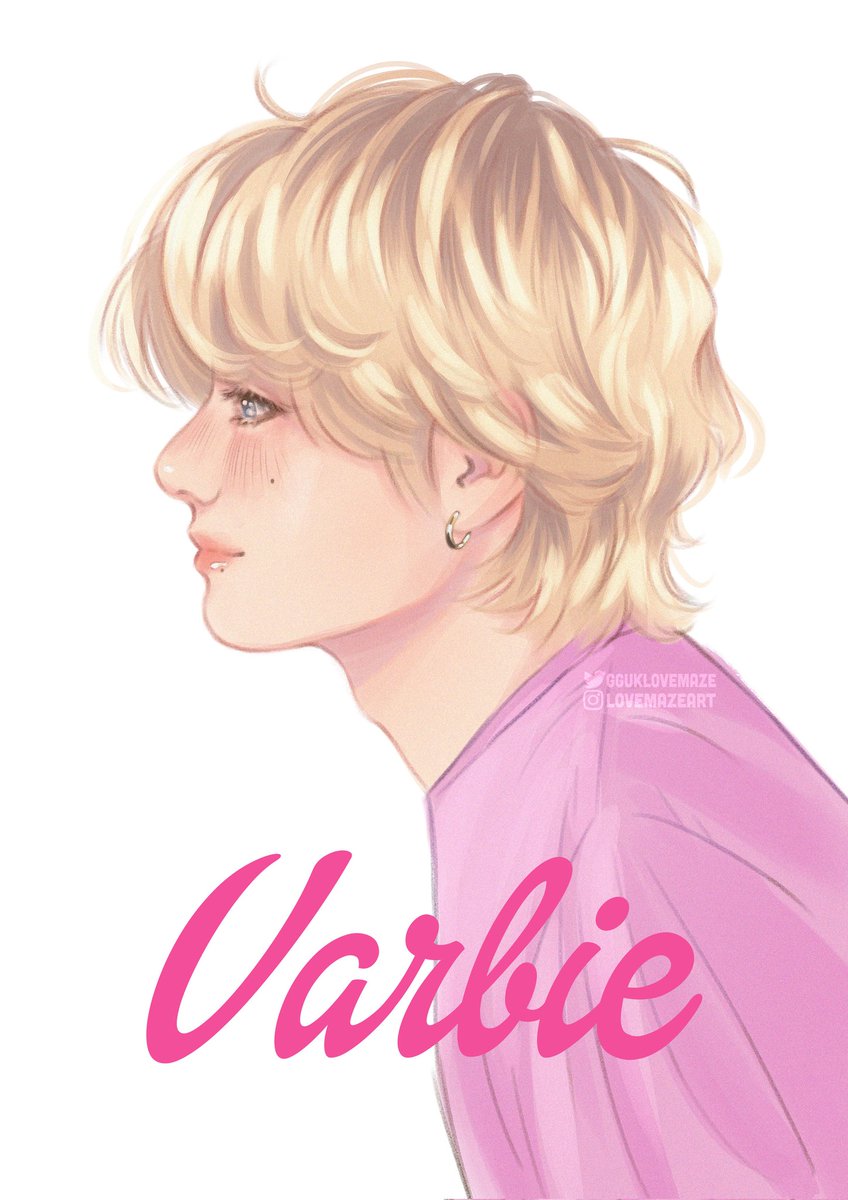 「a whole varbie  ‧₊˚ ⋅  ⋆ 𓈒˚  #taehyungf」|bea⁷ ˚· ⊹ FACEのイラスト