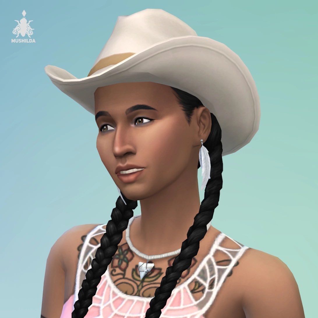 Mushilda's tweet photo. I was very inspired by the new eye presets, eyebrows, eye bags and of course hairstyles that came with the latest @TheSims 4 update.
These two Sims are made with just Base Game and Holiday Celebration Free Pack.
Find in Gallery by EA ID: Mushilda
#TheSims4 #TS4NoCC https://t.co/58FXv2VqZT