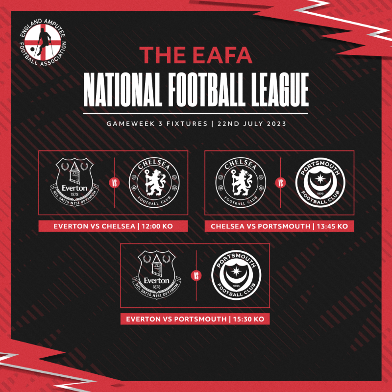 amputeefootball's tweet photo. League action returns to @Reaseheath tomorrow afternoon.

Players will remember our late friend and teammate Joe Willmott by wearing black armbands and observing a minute's silence.

🏟️ Reaseheath College
🎟️ 𝗙𝗿𝗲𝗲 entry
🕰️ 12:00, 13:45 &amp; 15:30

#EAFAFamily