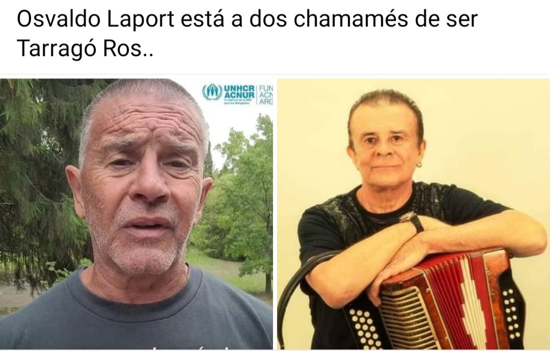 imiccaa's tweet photo. Necesito que Osvaldo Laport y Tarragó Ros se saquen una foto juntos https://t.co/rsnjsr9ZyA