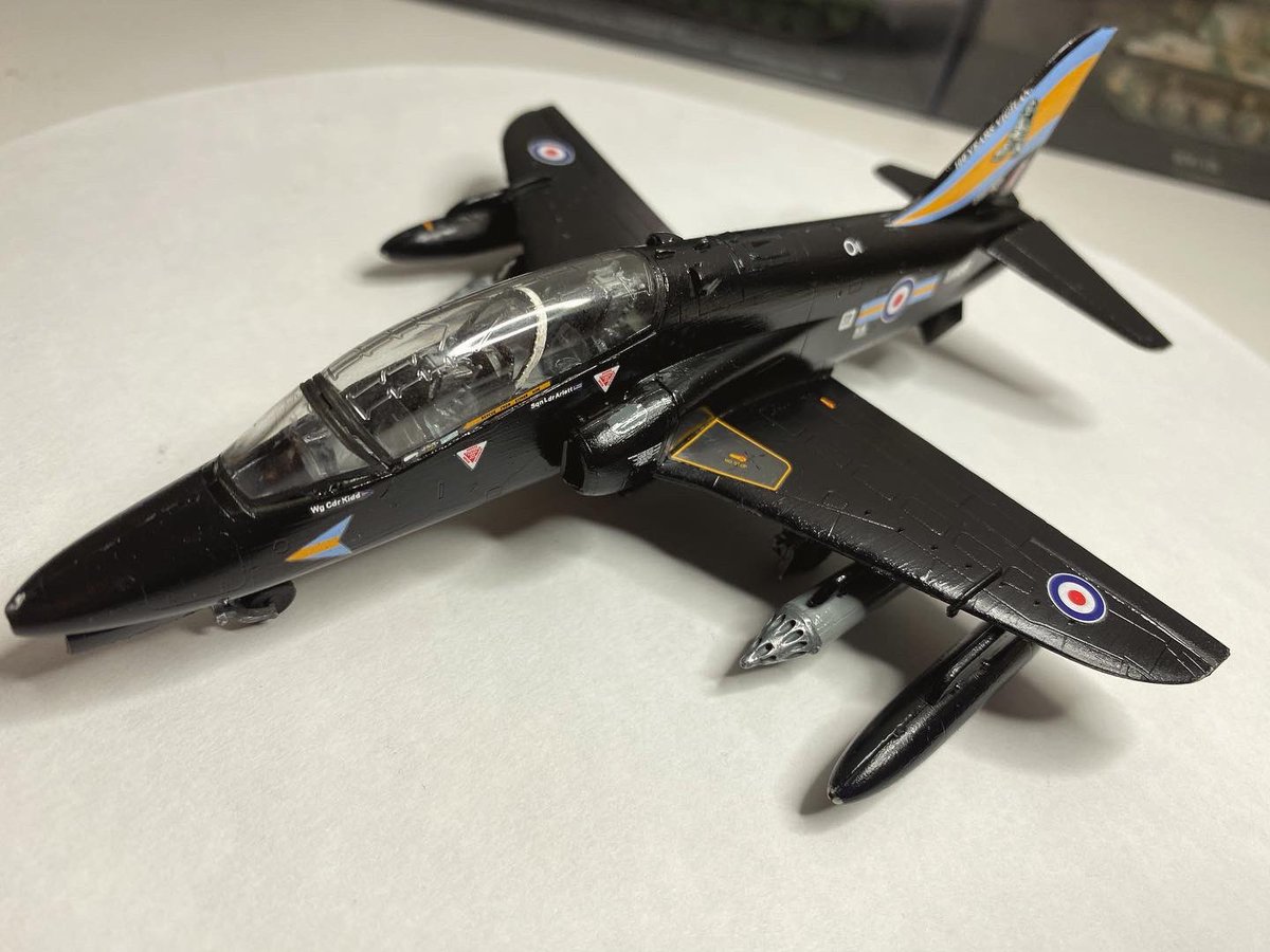 Blankpageart's tweet photo. Gonna start posting my models on here.
Little hawk guy
#scalemodel #scalemodels #scalemodelling #scalemodeling #airfix #airfixmodels #airfixmodel #plane #planelovers #warplanes #warplane #scalemodel172 #warbirds #warbird #jet #raf #royalairforce #baesystems #baesystemshawk https://t.co/qMEjjP4QQ4
