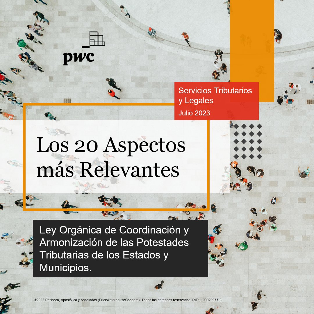 PwC_Venezuela's tweet photo. Conozca de la mano de #PwC los 20 aspectos más relevantes de la #nueva Ley Orgánica de Coordinación y Armonización Tributaria recién declarada la constitucionalidad de su carácter orgánico por el TSJ el #20Julio 2023. Pendiente su publicación en GO.

https://t.co/0OyXJcLKGy https://t.co/JIlJqrcwyA