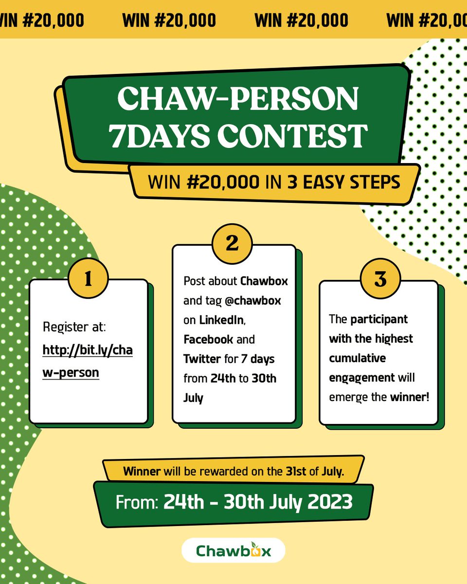 chawbox's tweet photo. Write and Win!

Contest begins on Monday.

Link to sign up is the comment section. https://t.co/c7tblc1qyF