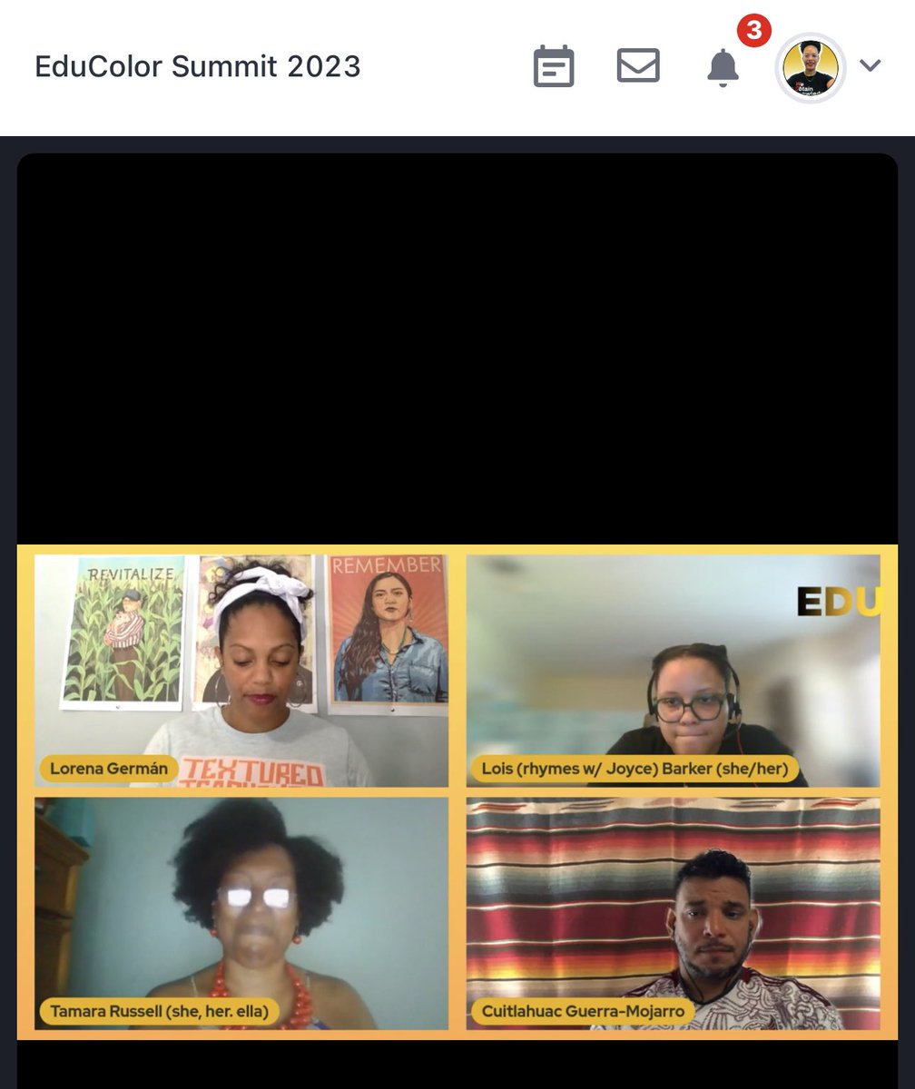 dmarigutierrez's tweet photo. Day 2 was amazing! Loved that I got to hear from amazing educators today!
Inspired by their stories & they continue to root me in the work!
Much love 💕 to
@nenagerman, @Tweetlahuac , @Lit_Bark, @MrsRussellsRoom & @2020MNTOY!
#EduColor23 https://t.co/of7O2y8Egb