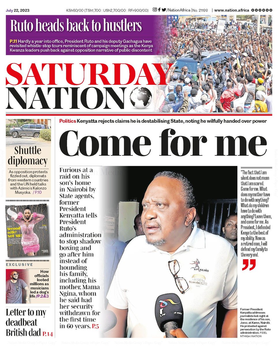 NationAfrica's tweet photo. Come for me 
https://t.co/cfrJvrMMxx https://t.co/NT3rBQ0ZKo
