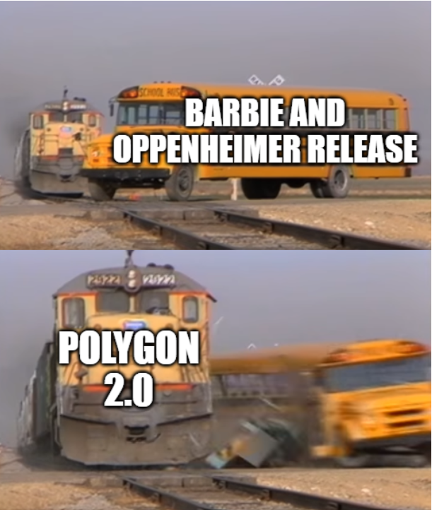 opencolin's tweet photo. We know what’s on devs mind this weekend… and it’s not Barbenheimer 👀 https://t.co/NLZXZ6SvaS
