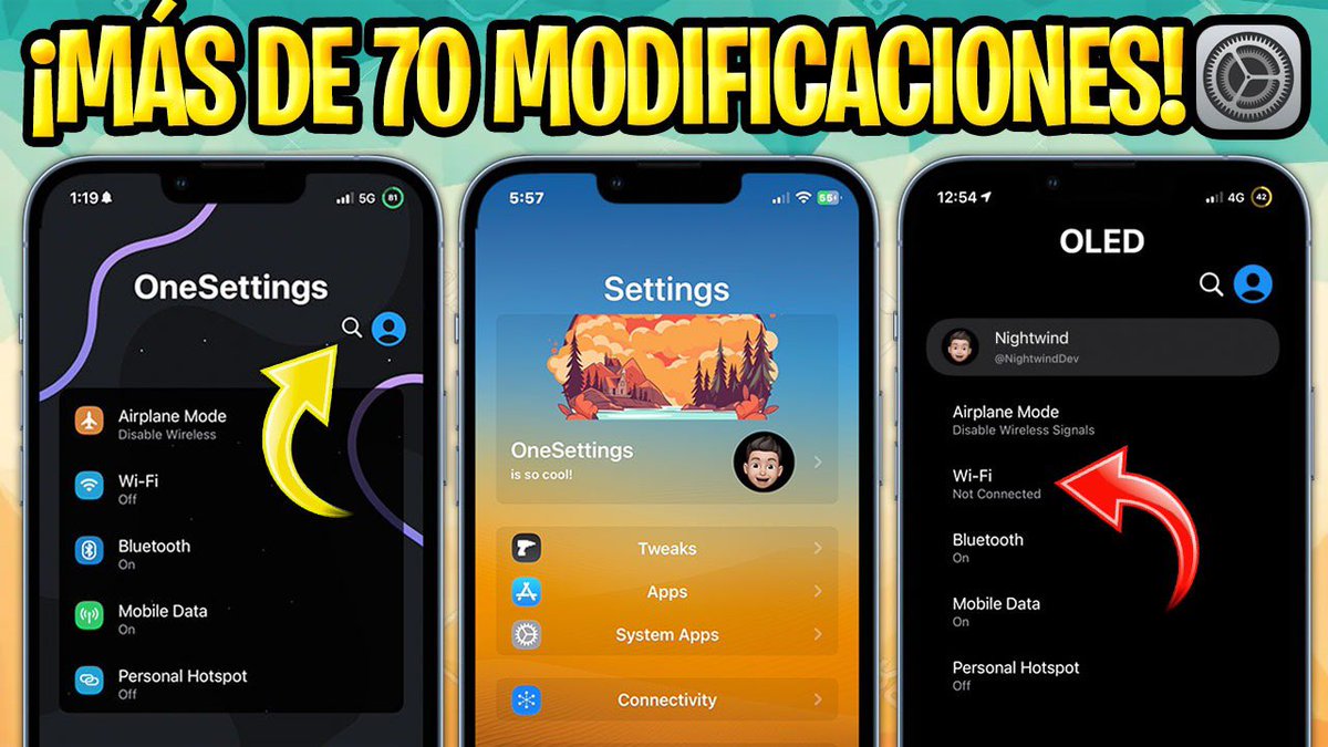 ProfeJuAntonio's tweet photo. 📦 LOS AJUSTES DEFINITIVOS QUE NECESITA TU APLICACIÓN DE CONFIGURACIONES DE #iOS ✨

🎥 https://t.co/CDSz2AnkFJ

🎁 Sorteo de 🔟 licencias de #OneSettings, requisitos:

1️⃣ Seguir al creador @NightwindDev
2️⃣ Seguirme aquí @ProfeJailbreak
3️⃣ Dar ❤️ y ReTweet a esta publicación https://t.co/gTfIO1DwLK