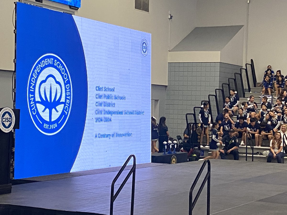 100 years! 🤩 #ClintISD100 #HMSHawks