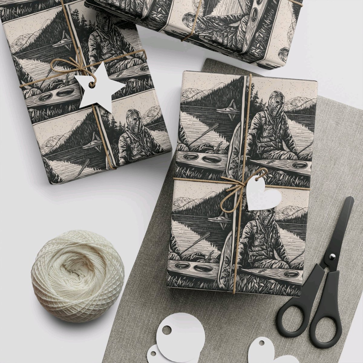 SlackJawSticker's tweet photo. Whether your birthday is Friday 13th or not our wrapping paper is great for any occasion 💜

Even Jason is in a celebrating mood! 

Link to the shop is in our bio x

#horrormovies
#slashers
#jasonvoorhees
#friday13th
#horror
#smallbusiness
#horrorgiftwrap
#wrappingpaper https://t.co/WAVyufHokC
