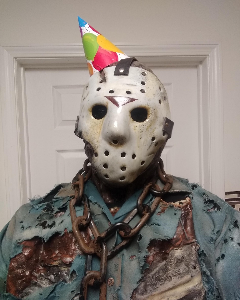 SlackJawSticker's tweet photo. Whether your birthday is Friday 13th or not our wrapping paper is great for any occasion 💜

Even Jason is in a celebrating mood! 

Link to the shop is in our bio x

#horrormovies
#slashers
#jasonvoorhees
#friday13th
#horror
#smallbusiness
#horrorgiftwrap
#wrappingpaper https://t.co/WAVyufHokC
