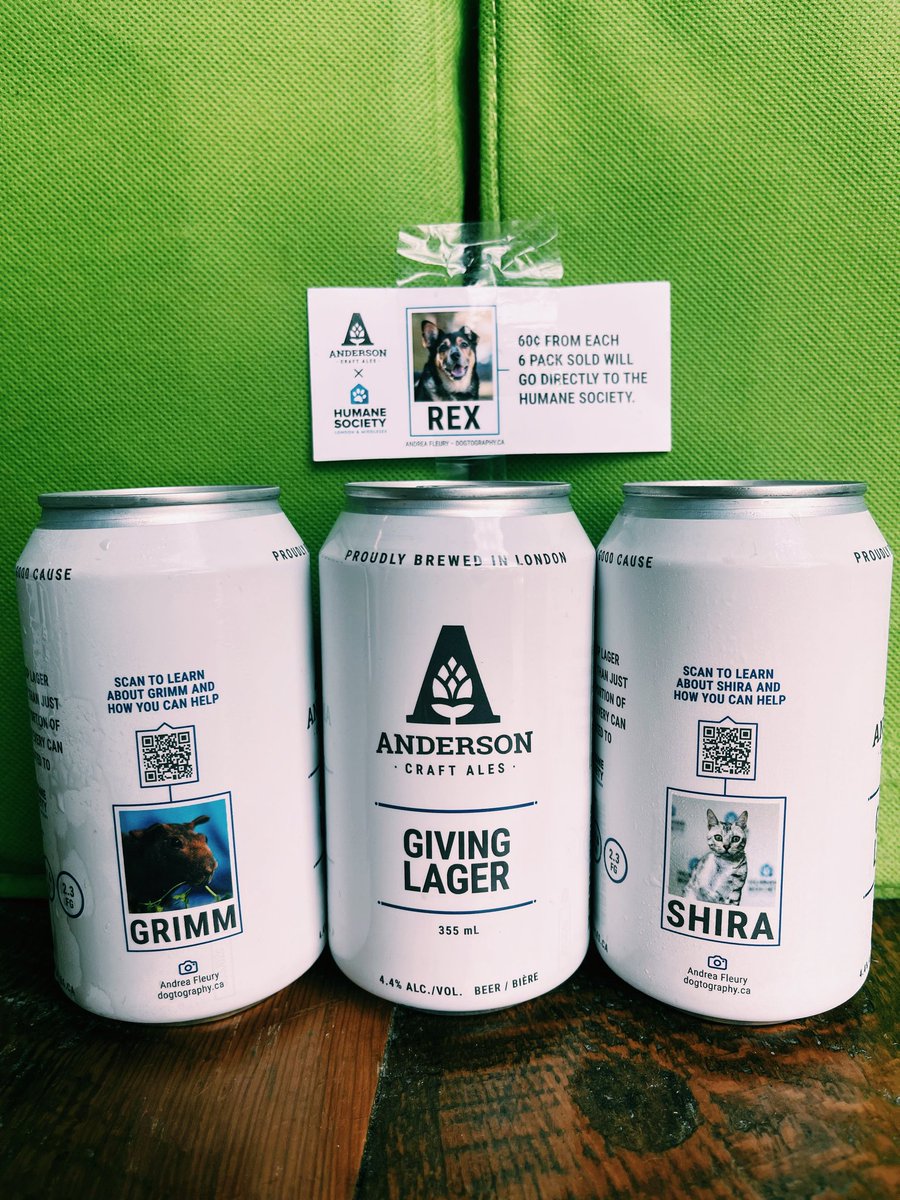 Anderson Craft Ales (@andersoncales) on Twitter photo 🐕Did you know when you purchase a case of our Giving Lager $2.40 will be donated to <a href="/humanesocietylm/">Humane Society London & Middlesex</a>
Come and get yours today and help all our animal pals!!
.
.
.
.
.
#oev #digoev #ldnont519 #ldnont
#exploreldnont #andersoncraftles
#tourismldnont #ontcraftbeer 🐕Did you know when you purchase a case of our Giving Lager $2.40 will be donated to <a href="/humanesocietylm/">Humane Society London & Middlesex</a>
Come and get yours today and help all our animal pals!!
.
.
.
.
.
#oev #digoev #ldnont519 #ldnont
#exploreldnont #andersoncraftles
#tourismldnont #ontcraftbeer