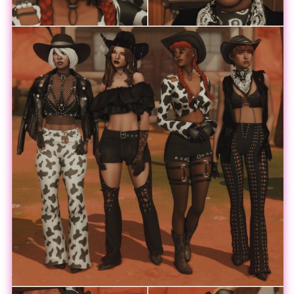 Xmiramira's tweet photo. I've already started to organize all of the western CC I could find online to prepare for the sims 4 horse ranch.  

The Yeehaw Agenda is BACK 🤠 

https://t.co/62eD1aIOwK https://t.co/7nnJXWO6sD