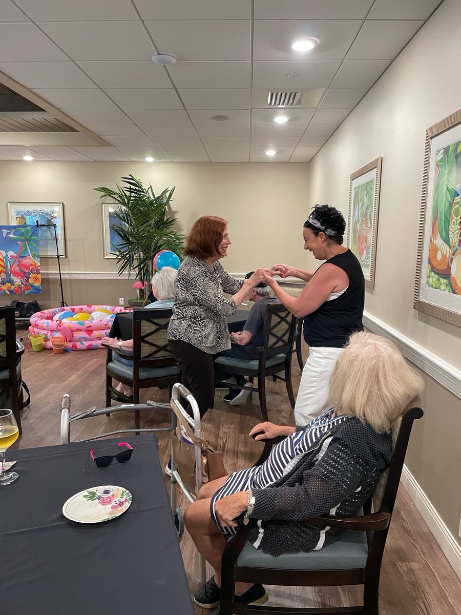 TGDelrayBeach's tweet photo. Can't make it to Key West? No worries! We're bringing the island vibes and life to Tuscan Gardens! 🏝️🎉🌺🌅 

#assistedliving #memorycare https://t.co/UF40EqiMUX