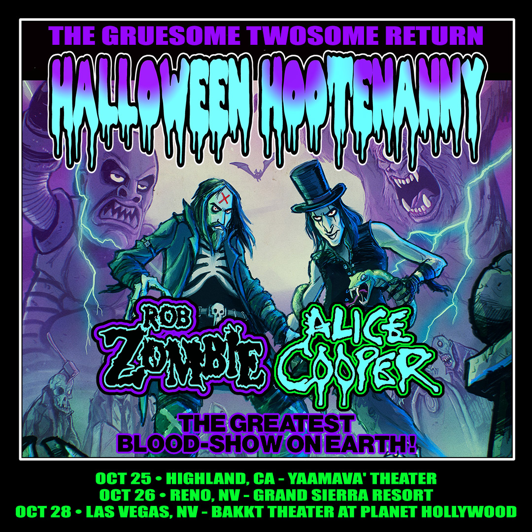 Get your tickets & VIP packages for the Halloween Hootenanny now! robzombie2023vip.wun.io