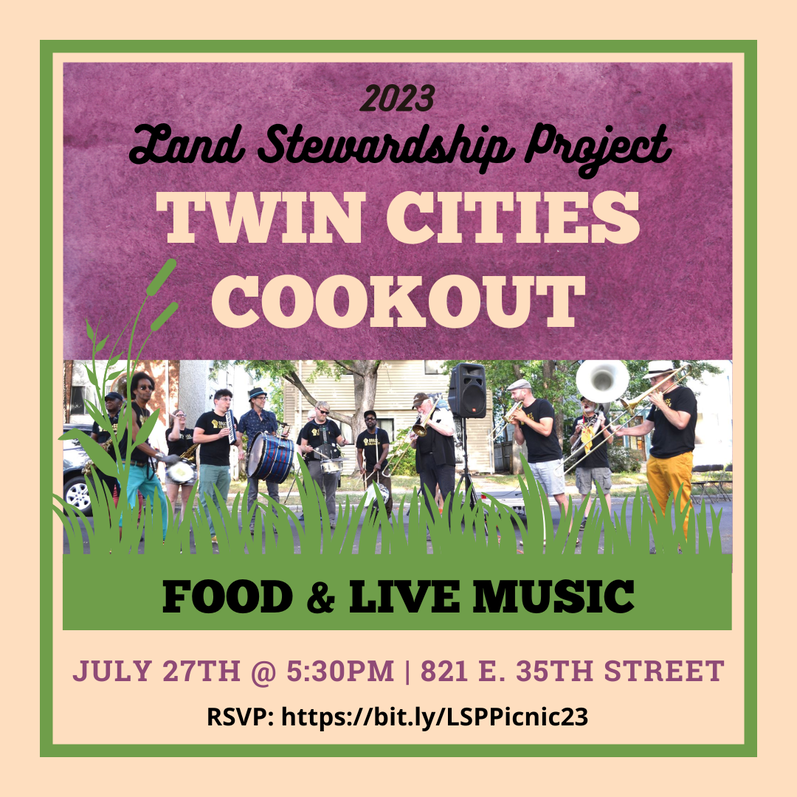 LSPnow's tweet photo. We are less than one week away from the BEST Potluck in the Twin Cities! Join us for LSP's Twin Cities Cookout &amp; Potluck on Thursday, July 27, at 5:30 p.m. RSVP here: https://t.co/DJnuScE3ti https://t.co/gxfO9qySFM