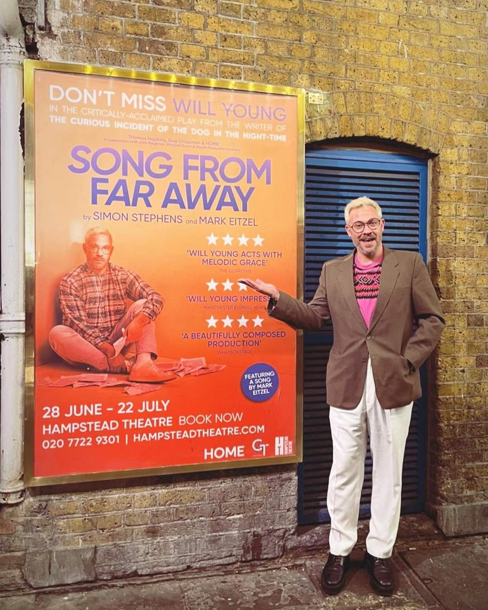 JacobTrenerry's tweet photo. Love a one actor play and #WillYoung does not disappoint with beautiful writing by #SimonStephens  #HampsteadTheatre https://t.co/53y6SNxDni