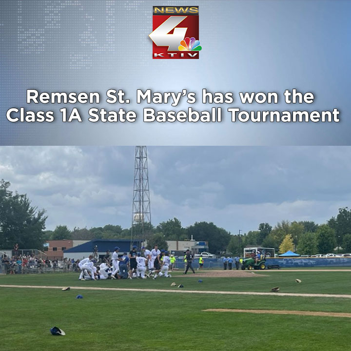 HAWKS WIN!!! ⚾⚾⚾
Remsen St. Mary's has won the Class 1A State Baseball Tournament with a 7-4 victory! This is their first state title since 2016.