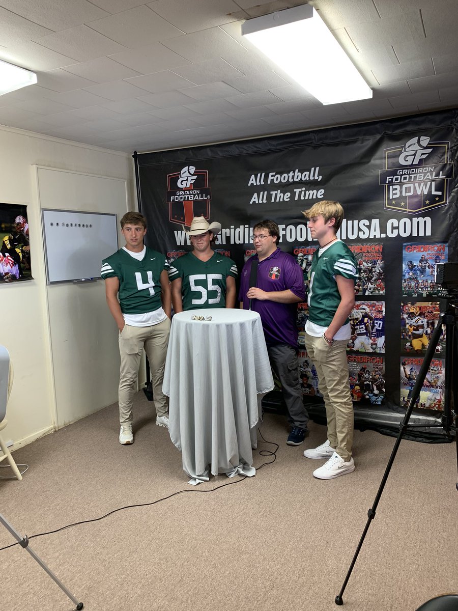 Thanks to <a href="/GridironFootbal/">Gridiron Football®</a> for highlighting some of our guys and having them in for an interview. These three seniors are a perfect example of what it means to be a Hornet. Way to represent the family 

Proverbs 27:17