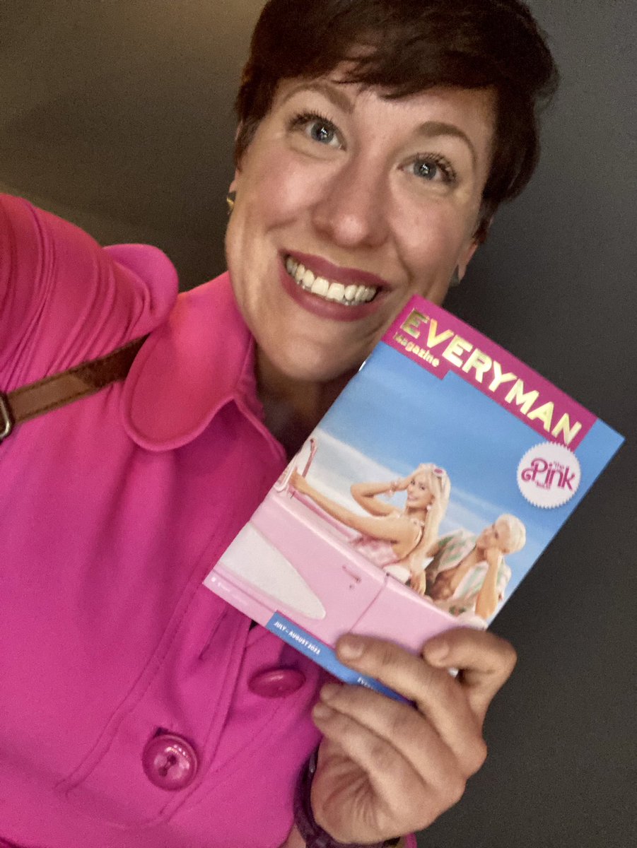 Heading home to my mojo dojo casa house. I’ll be dreaming in pink tonight.

@everyman_salisbury 
#barbie #barbiecore
