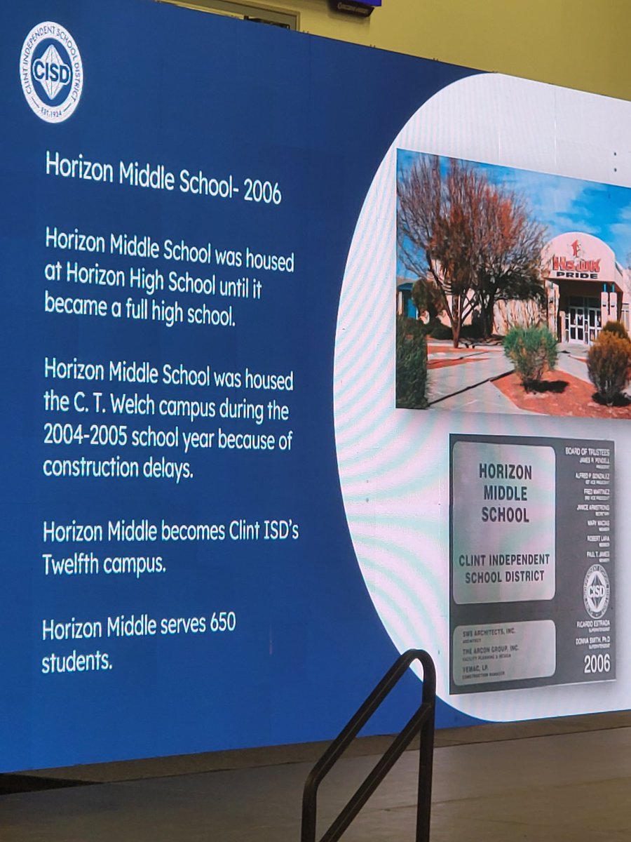 From graduating from high school to opening up my work home at Horizon Middle. #ClintISD100 #HMShawks